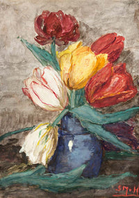 Tulips in a Vase Botanischer Kunstdruck – Sientje Mesdag-van Houten Poster — Ansicht 4