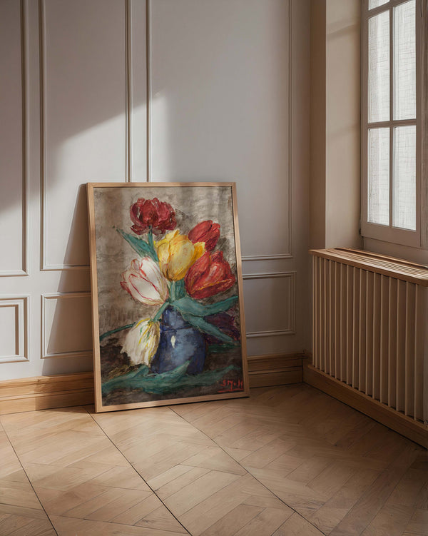 Tulips in a Vase Botanischer Kunstdruck – Sientje Mesdag-van Houten Poster