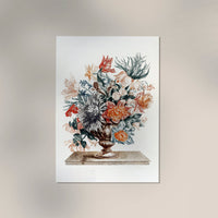 Stone Vase with Flowers by Johan Teyler – Botanischer Kunstdruck — Ansicht 3