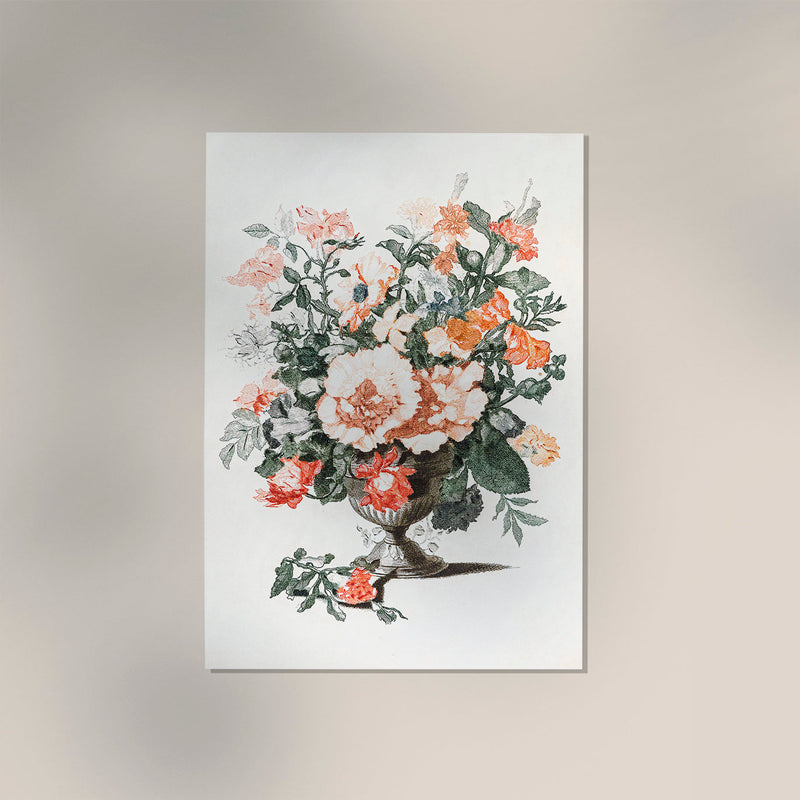 Stone Vase with Flowers no 2 – Botanical Art Print by Johan Teyler — Ansicht 3