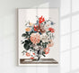 Stone Vase with Flowers Nr. 3 – Botanischer Kunstdruck von Johan Teyler