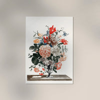Stone Vase with Flowers Nr. 3 – Botanischer Kunstdruck von Johan Teyler — Ansicht 3