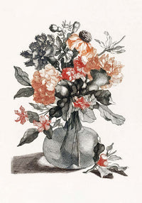 Stone Vase with Flowers Nr. 4 – Botanischer Kunstdruck von Johan Teyler — Ansicht 4