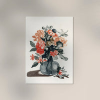 Stone Vase with Flowers Nr. 5 – Botanischer Kunstdruck von Johan Teyler — Ansicht 3
