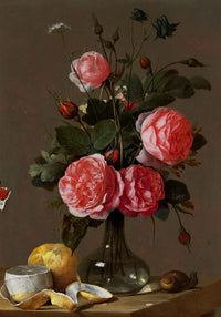 Still Life with Roses and Orange Botanical Poster – Kunstdruck Berlin — Ansicht 3