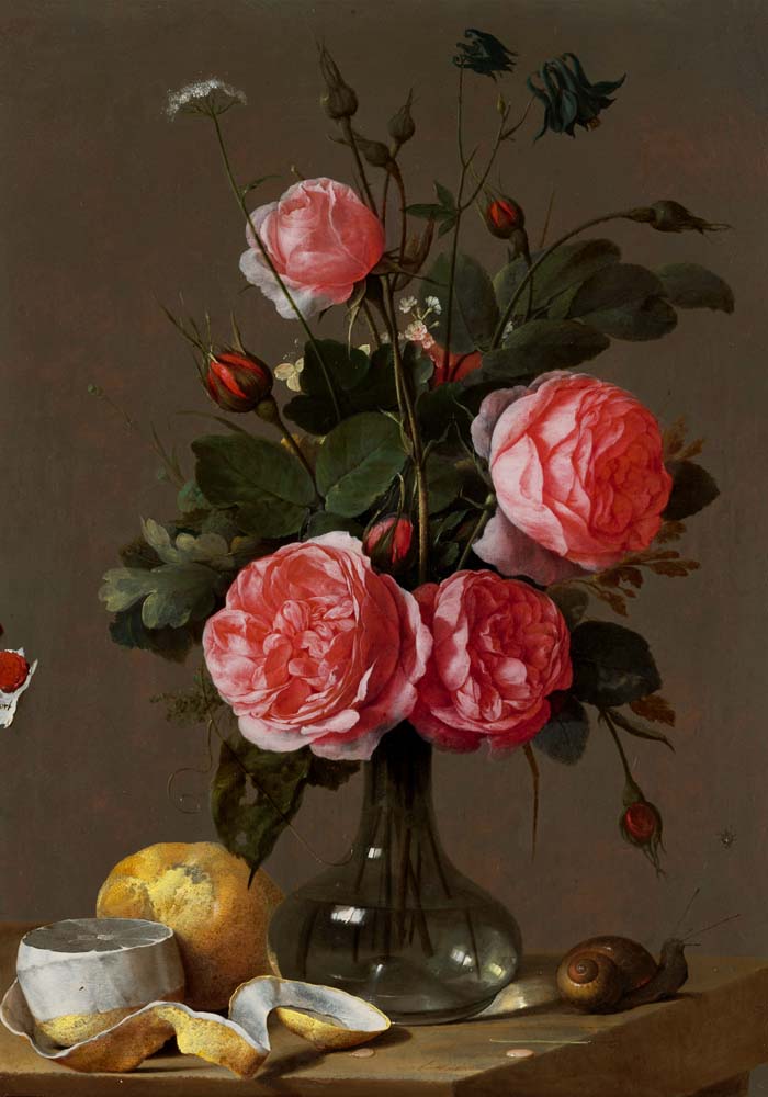 Still Life with Roses and Orange Botanical Poster – Kunstdruck Berlin — Ansicht 3