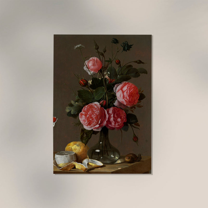 Still Life with Roses and Orange Botanical Poster – Kunstdruck Berlin — Ansicht 4