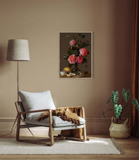 Still Life with Roses and Orange Botanical Poster – Kunstdruck Berlin — Ansicht 2