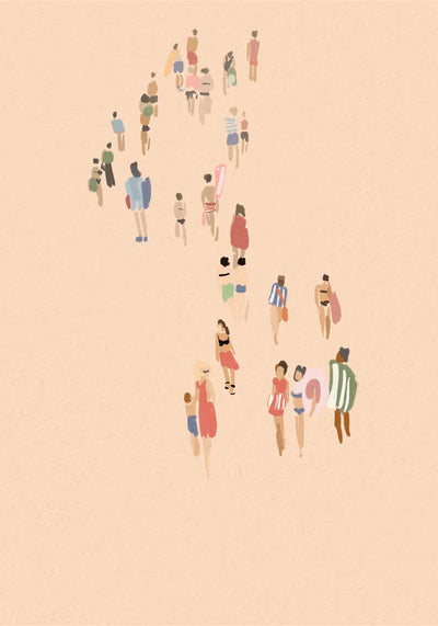 Walking on the Beach – Fine Art Print | Küstenmotiv | Fotokunst