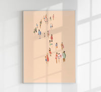 Walking on the Beach – Fine Art Print | Küstenmotiv | Fotokunst — Ansicht 1