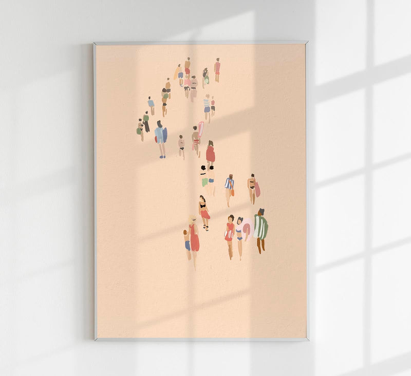 Walking on the Beach – Fine Art Print | Küstenmotiv | Fotokunst — Patroa Studio