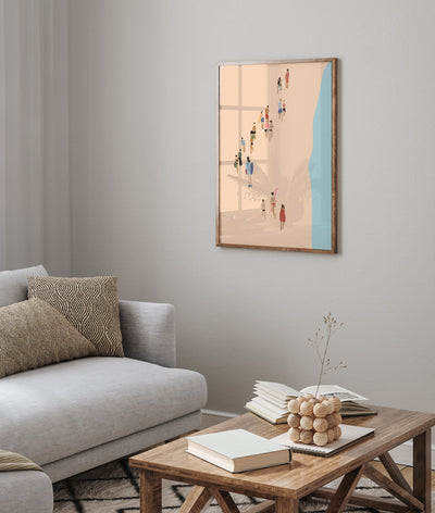 Walking on the Beach Nr. 2 – Fine Art Print | Küstenmotiv | Fotokunst