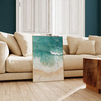 Beach Seen From Above No. 2 Art Poster – Fine Art Paper | Canvas | UV-Archival — Ansicht 2