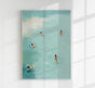 Children playing in the Water Art Poster – Graphic Fine Art Print