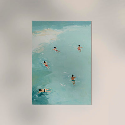 Summer in the Water – Set of 2 Prints | Art Print Water Illustrations