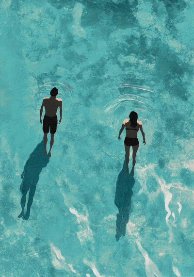 In the Water Art Poster – Fine Art Print UV-resistant | Atelierdruck Berlin