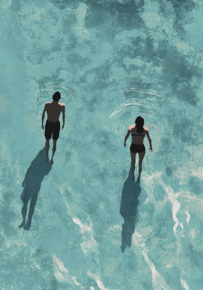 In the Water Art Poster – Fine Art Print UV-resistant | Atelierdruck Berlin — Ansicht 4