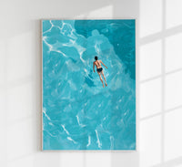 Floating in the Water Art Poster – Sanft, Beruhigend, Naturnah — Ansicht 1