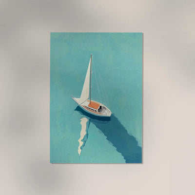 Sailboat Nr. 2 Art Poster – Fine Art Print UV-beständig Premium Papier