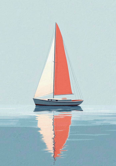 Sailing Day Nr. 2 Art Poster – Fine Art Print UV-beständig Premium Papier