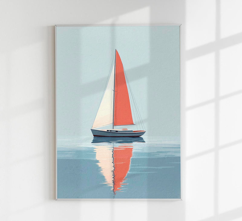 Sailing Day Nr. 2 Art Poster – Fine Art Print UV-beständig Premium Papier — Patroa Studio