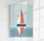 Sailing Day Nr. 2 Art Poster – Fine Art Print UV-beständig Premium Papier