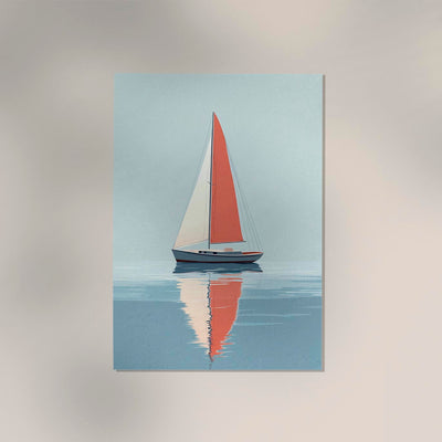 Sailing Day Nr. 2 Art Poster – Fine Art Print UV-beständig Premium Papier