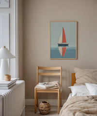 Sailing Day Nr. 2 Art Poster – Fine Art Print UV-beständig Premium Papier — Ansicht 2