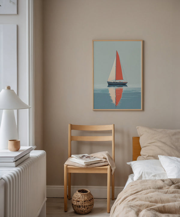 Sailing Day Nr. 2 Art Poster – Fine Art Print UV-beständig Premium Papier