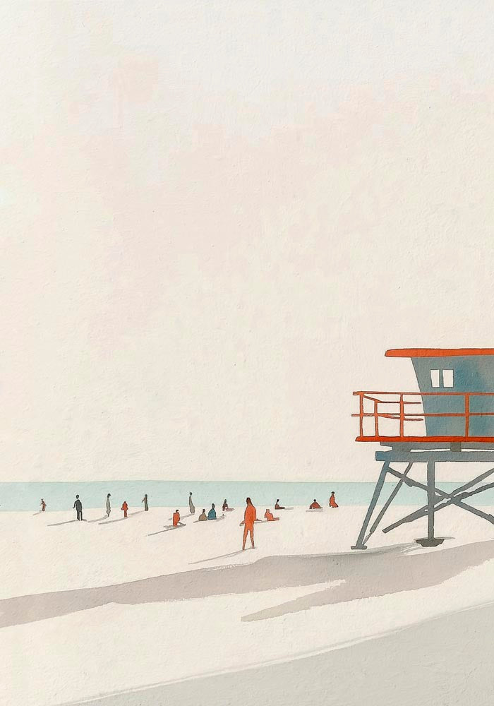 A Calm Day at the Beach No. 2 Fine Art Print – UV-resistant — Ansicht 4