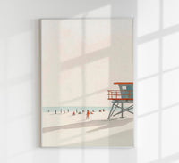 A Calm Day at the Beach No. 2 Fine Art Print – UV-resistant — Ansicht 1