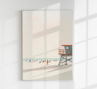 A Calm Day at the Beach nr 2 – Fine Art Print | Naturmotiv | UV-beständig