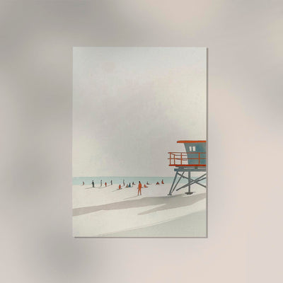 A Calm Day at the Beach No. 2 Fine Art Print – UV-resistant