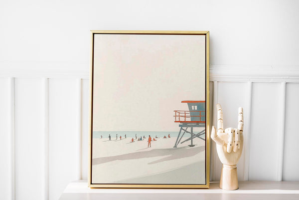 A Calm Day at the Beach No. 2 Fine Art Print – UV-resistant