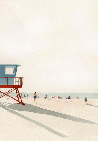 A Calm Day at the Beach nr 3 – Fine Art Print | Naturmotiv | UV-beständig