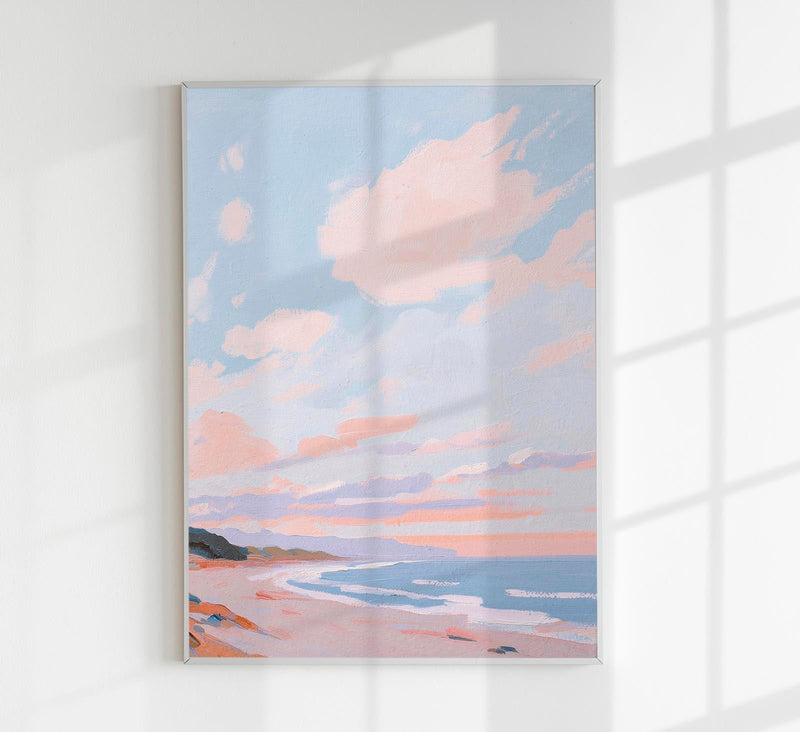 Sunset on the beach Art Print – Fine Art Print UV-resistent Made in Berlin — Patroa Studio