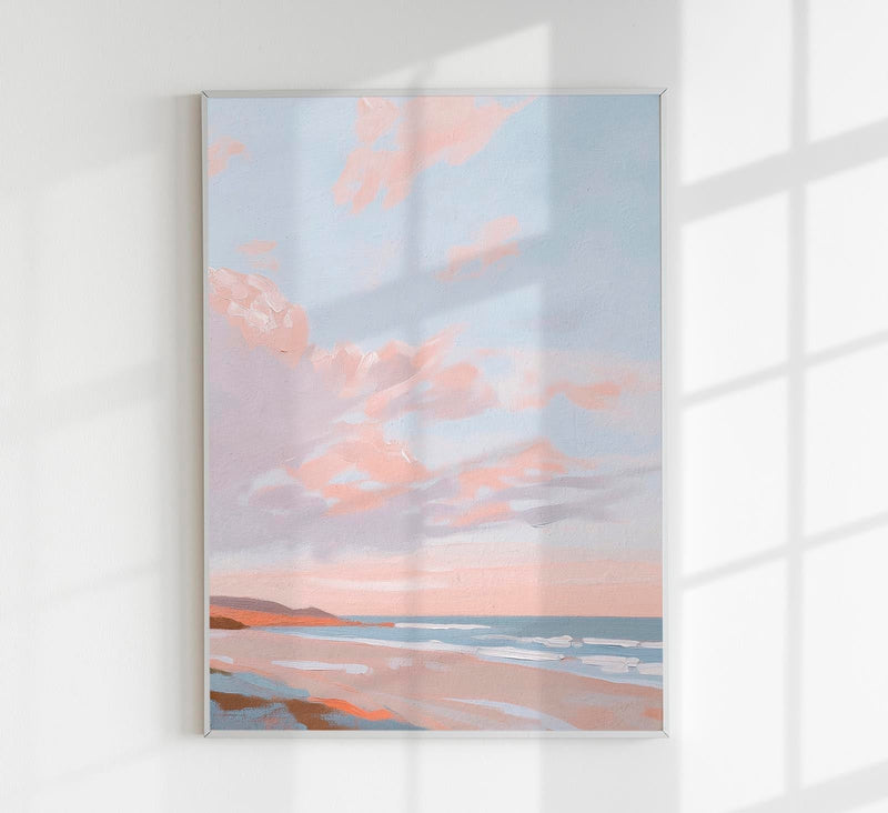 Sunset on the Beach Art Print – UV-Resistant Fine Art | Patroa Studio — Patroa Studio