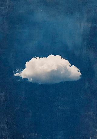 Blue Sky and the Cloud Art Print – Fine Art Print | Minimal | Coastal
