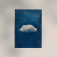 Blue Sky and the Cloud Art Print – Fine Art Print Minimal Coastal — Ansicht 3