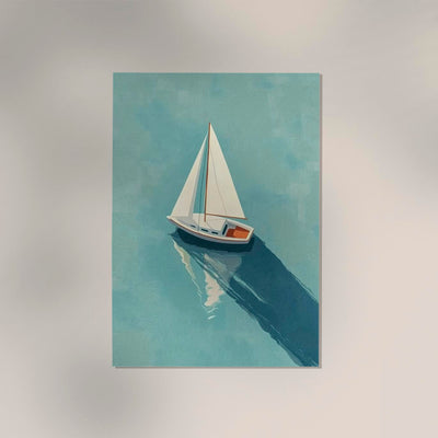 Sailboat Nr. 1 Art Poster – Fine Art Print UV-beständig Premium Papier