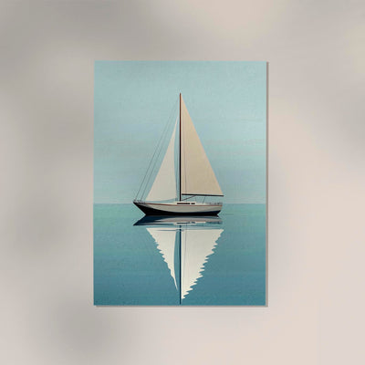 Sailing Day – Fine Art Print | Maritime Segelstimmung | Lebhafte Küstendeko