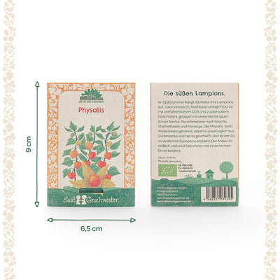 BIO-Saatgut Physalis – samenfest, EU-zertifiziert