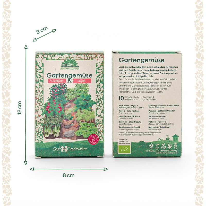 BIO-Saatgut-Set „Gartengemüse“ – 10 samenfeste Sorten — Ansicht 5