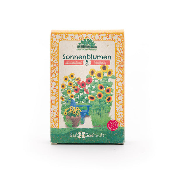 Saatgut-Set „Sonnenblumen“ – 5 Sorten, samenfest