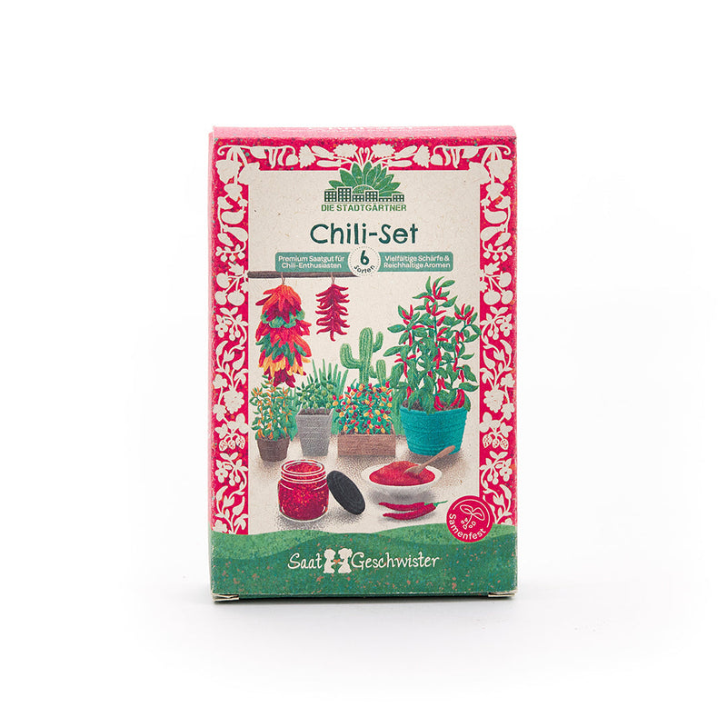 Organic Chili Seed Set – 6 Open-Pollinated Varieties with Planting Instructions — Ansicht 2