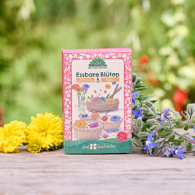 Organic Seed Set "Edible Flowers" - 6 varieties, EU certified — Die Stadtgärtner
