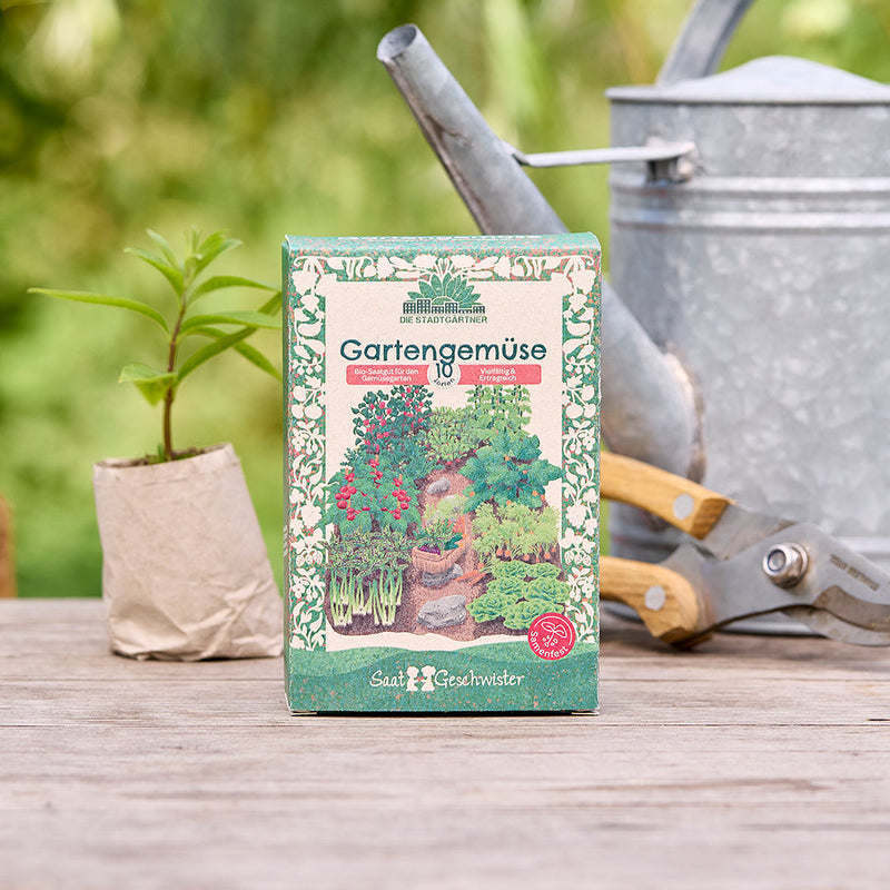 BIO-Saatgut-Set „Gartengemüse“ – 10 samenfeste Sorten — Die Stadtgärtner