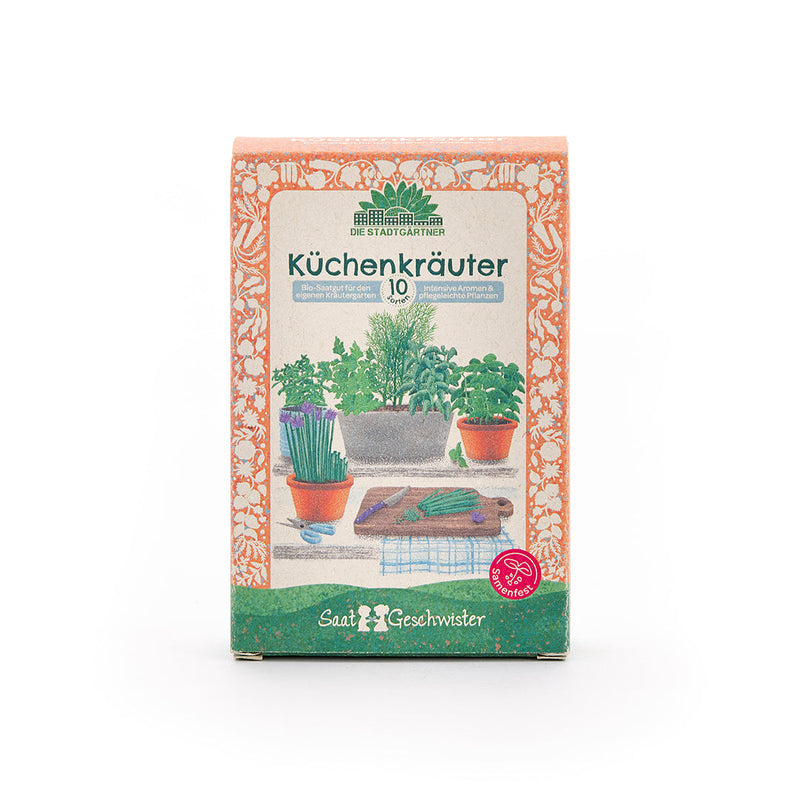 BIO-Saatgut-Set Küchenkräuter – 10 Sorten, samenfest, EU-Bio-zertifiziert — Ansicht 2