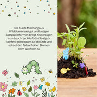 Buntes Saatgutkonfetti – Wildblumen & Saatpapierformen — Ansicht 4