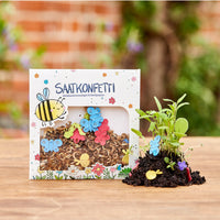 Buntes Saatgutkonfetti – Wildblumen & Saatpapierformen — Ansicht 1